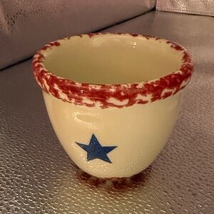 Vintage Gerald E Hem Stoneware Pottery Custard Cup
